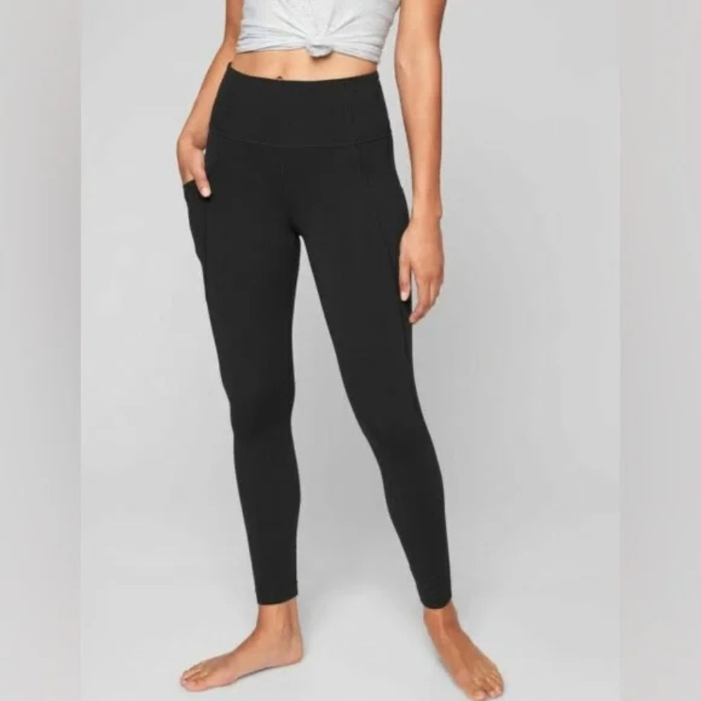 Women's Athleta Black High-Waisted Leggings